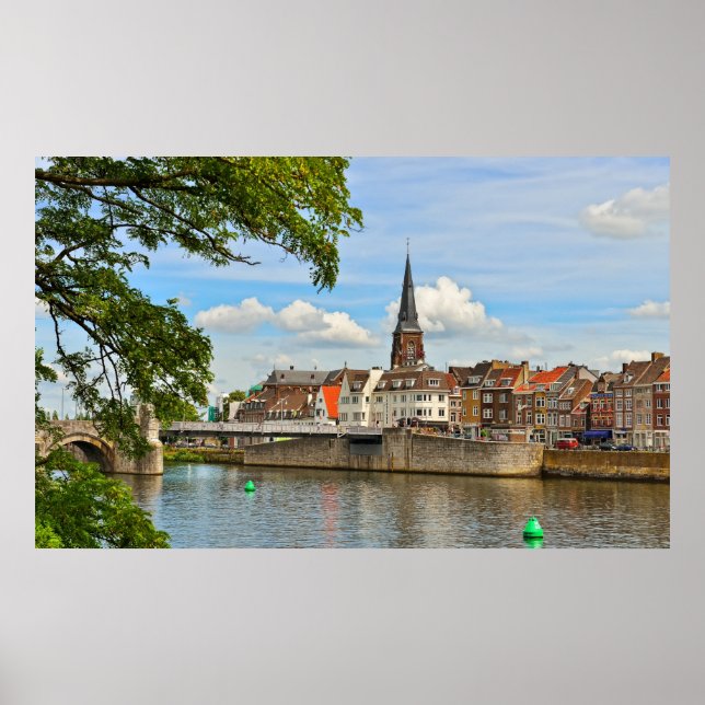Panorama of Maastricht, Netherlands Poster (Front)