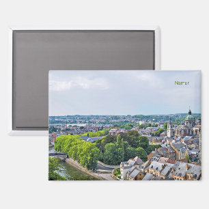 Panorama of Namur city Magnet