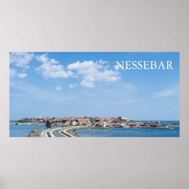 Panorama of Old Nessebar. Bulgaria Poster (Front)