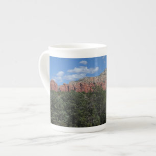 Panorama of Red Rocks in Sedona Arizona Bone China Mug
