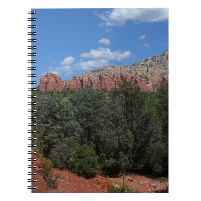 Panorama of Red Rocks in Sedona Arizona Notebook (Front)