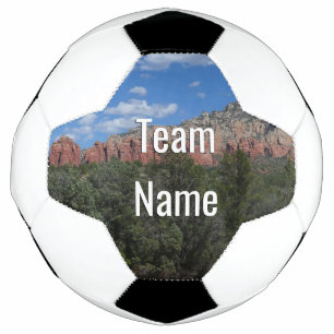 Panorama of Red Rocks in Sedona Arizona Soccer Ball