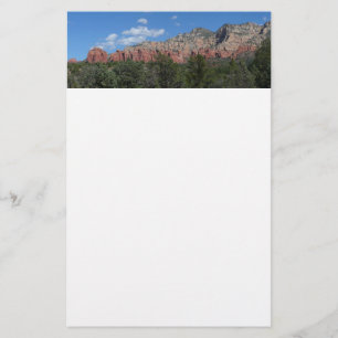 Panorama of Red Rocks in Sedona Arizona Stationery