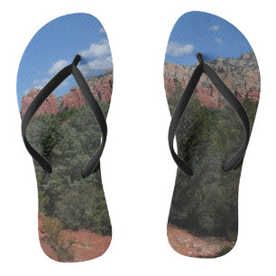Panorama of Red Rocks in Sedona Arizona Thongs