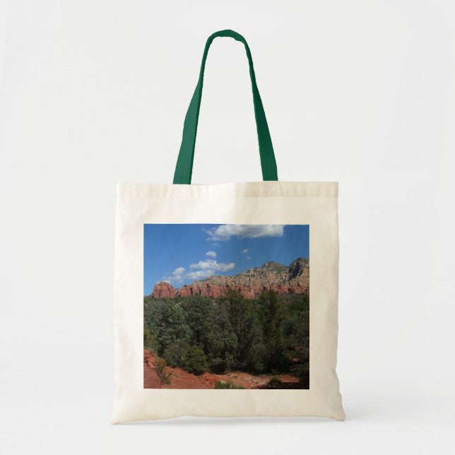 Panorama of Red Rocks in Sedona Arizona Tote Bag (Front)