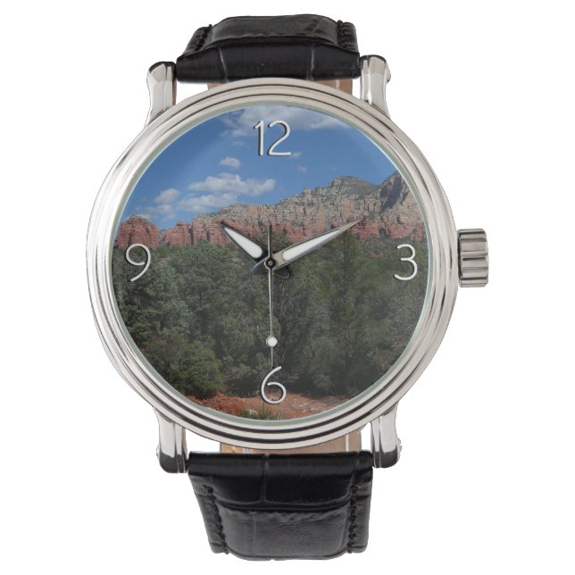 Panorama of Red Rocks in Sedona Arizona Watch (Front)
