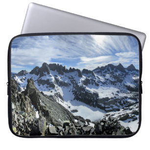 Panorama of the Minarets and Iceberg Lake - Sierra Laptop Sleeve