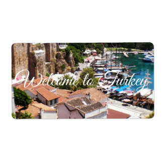 Panorama of the old city Kaleici of Antalya