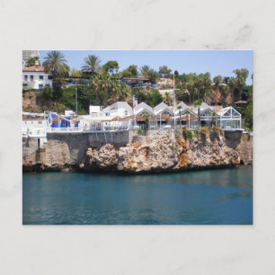 Panorama of the old city of Antalya Postcard