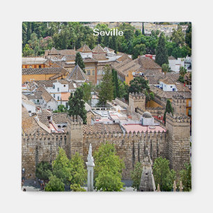 Panorama of the Seville Alcázar Magnet
