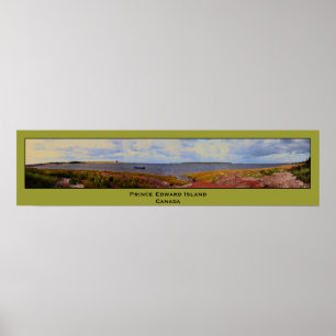 Panorama painting of Prince Edward Island, Canada Poster