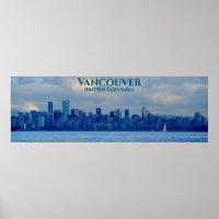 Panorama Skyline Vancouver British Columbia Photo
