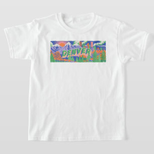 Panoramic American Retro Outdoor T-Shirt
