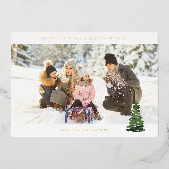 Panoramic Chic H Photo - Christmas Tree (Front)