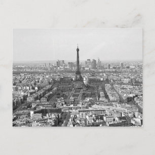 Panoramic Eiffel Tower Postcard