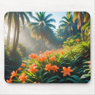 Panoramic Landscape Forest Nature Tranquil Scenery Mouse Pad