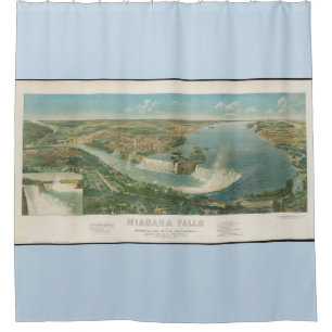 Panoramic Majesty Niagara Falls Shower Curtain