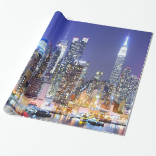 Panoramic Manhattan Wrapping Paper