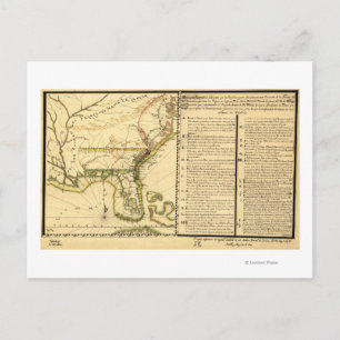 Panoramic Map (Spanish Language) Postcard