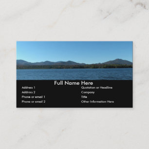 Panoramic Mountain View 2 Bookmark Business Card