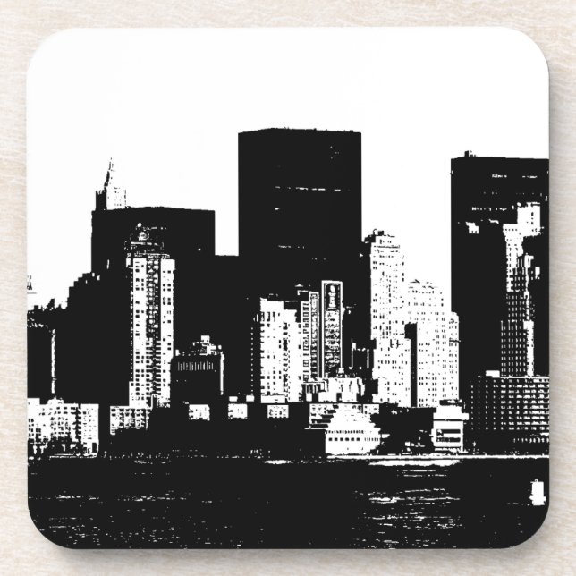 Panoramic New York City Coaster (Front)