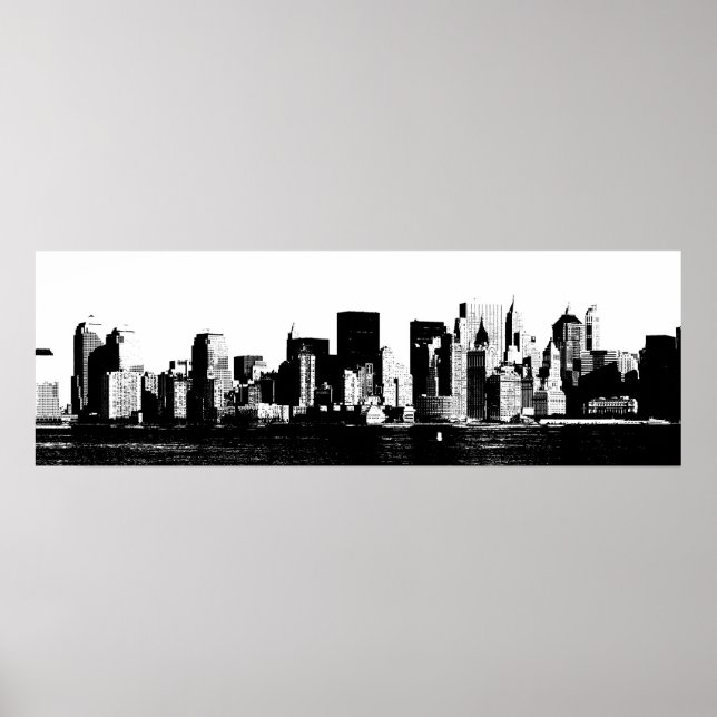 Panoramic New York City Poster (Front)