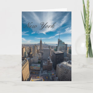 Panoramic New York City Travel  Card