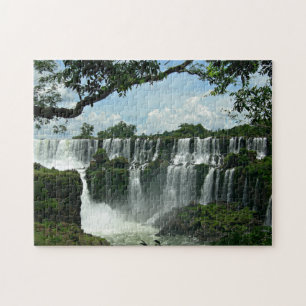 Panoramic Of The Iguazu Falls Jigsaw Puzzle