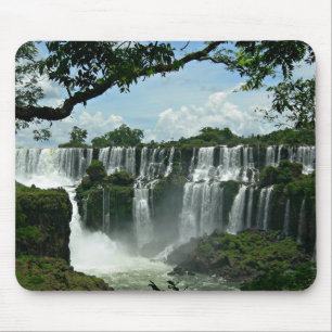 Panoramic Of The Iguazu Falls Mouse Pad