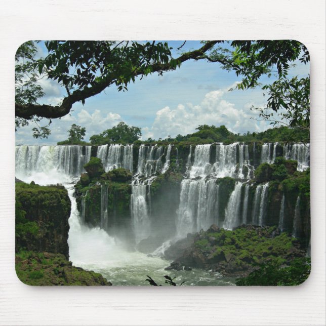 Panoramic Of The Iguazu Falls Mouse Pad (Front)