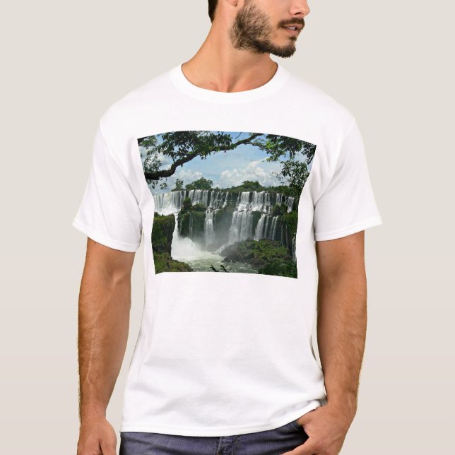 Panoramic Of The Iguazu Falls T-Shirt (Front)