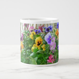 Panoramic Pansies Speciality Mug