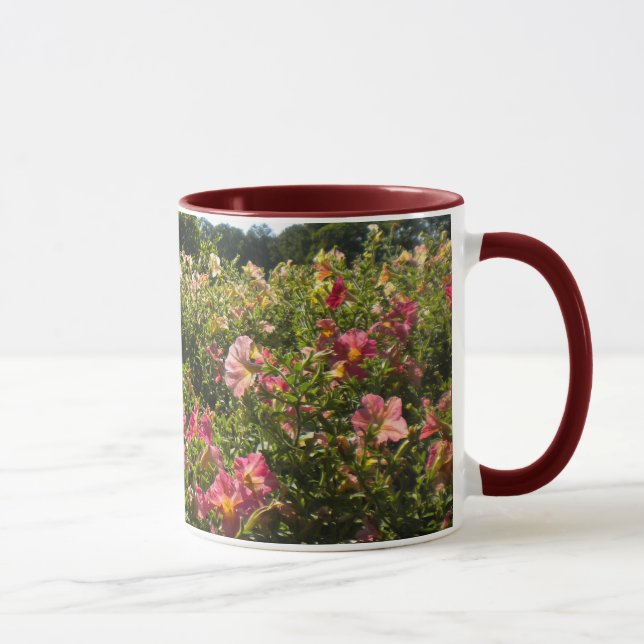 Panoramic Petunias Mug (Right)