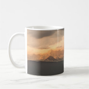 PANORAMIC PHOTOGRAPHY OF MOUNTAIN COFFEE MUG