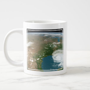 Panoramic Planet Earth And The Us. Large Coffee Mug
