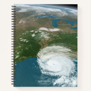 Panoramic Planet Earth And The Us. Notebook