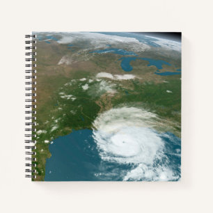 Panoramic Planet Earth And The Us. Notebook