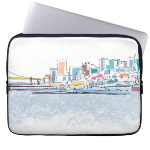 Panoramic San Franciso, CA Laptop Sleeve
