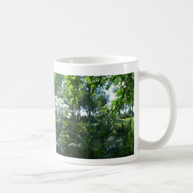 Panoramic Sunny Park Coffee Mug (Right)