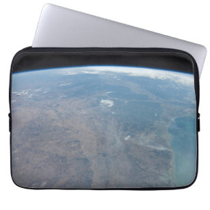 Panoramic Texas And The Gulf Of Mexico Laptop Sleeve