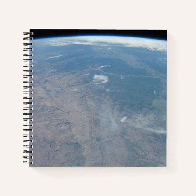 Panoramic Texas And The Gulf Of Mexico Notebook (Front)