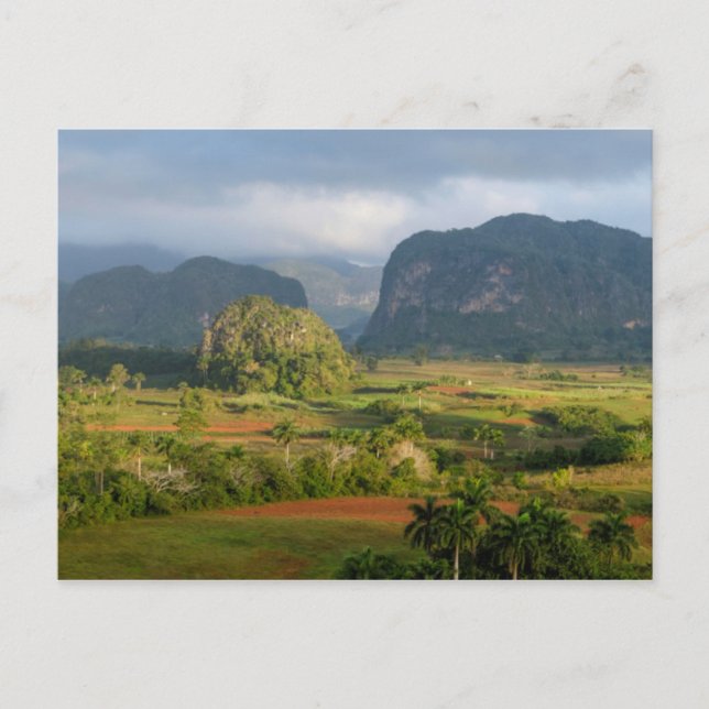 Panoramic valley landscape, Cuba Postcard (Front)