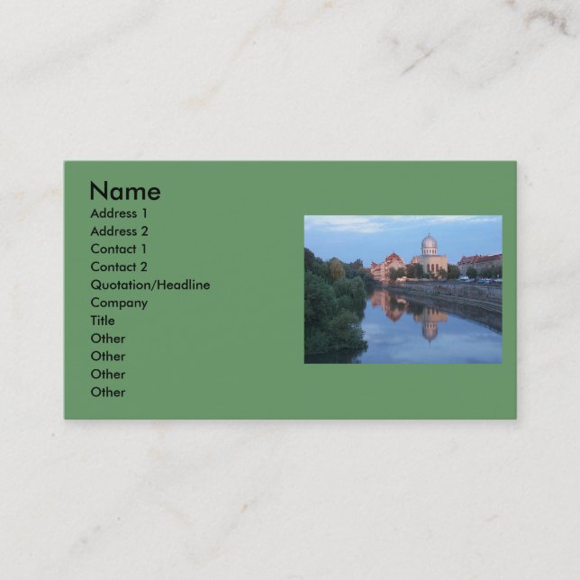 Panoramic View Business Card (Front)