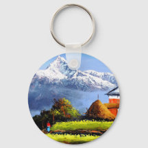 Panoramic View Of Beautiful Everest Mountain