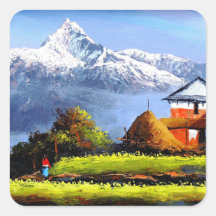 Panoramic View Of Beautiful Everest Mountain