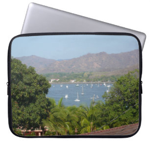 Panoramic View of Flamingo Beach, Costa Rica Laptop Sleeve