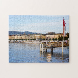 Panoramic view of Geneva Jigsaw Puzzle