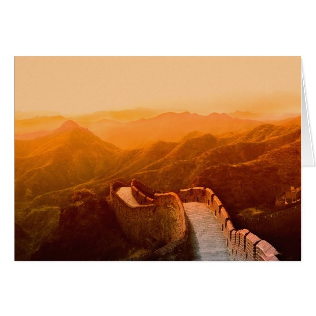 Panoramic view of Great Wall, China (Front Horizontal)