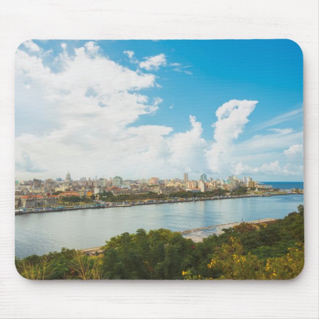 Panoramic View Of Havana, Cuba Mouse Pad (Front)