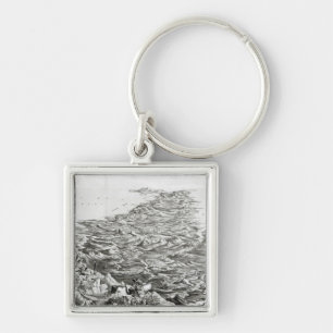 Panoramic view of India Key Ring